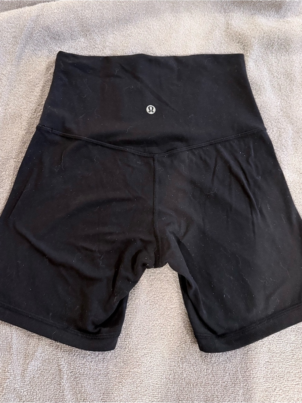 lululemon athletica Black High-Rise Bike Shorts